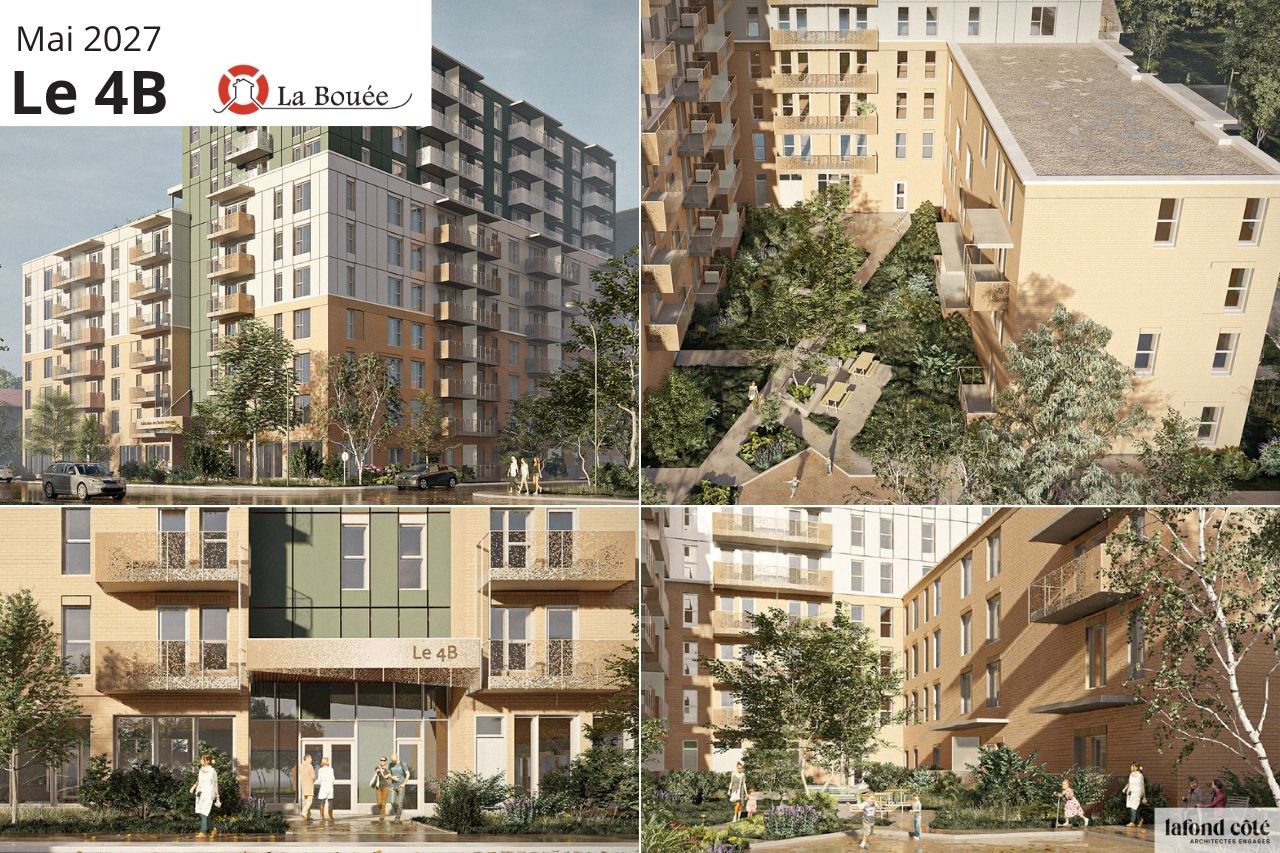 Vues du projet Le 4B de La Bouée